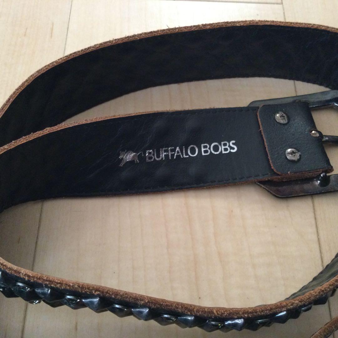 BUFFALO BOBS スタッズ付きレザーベルト