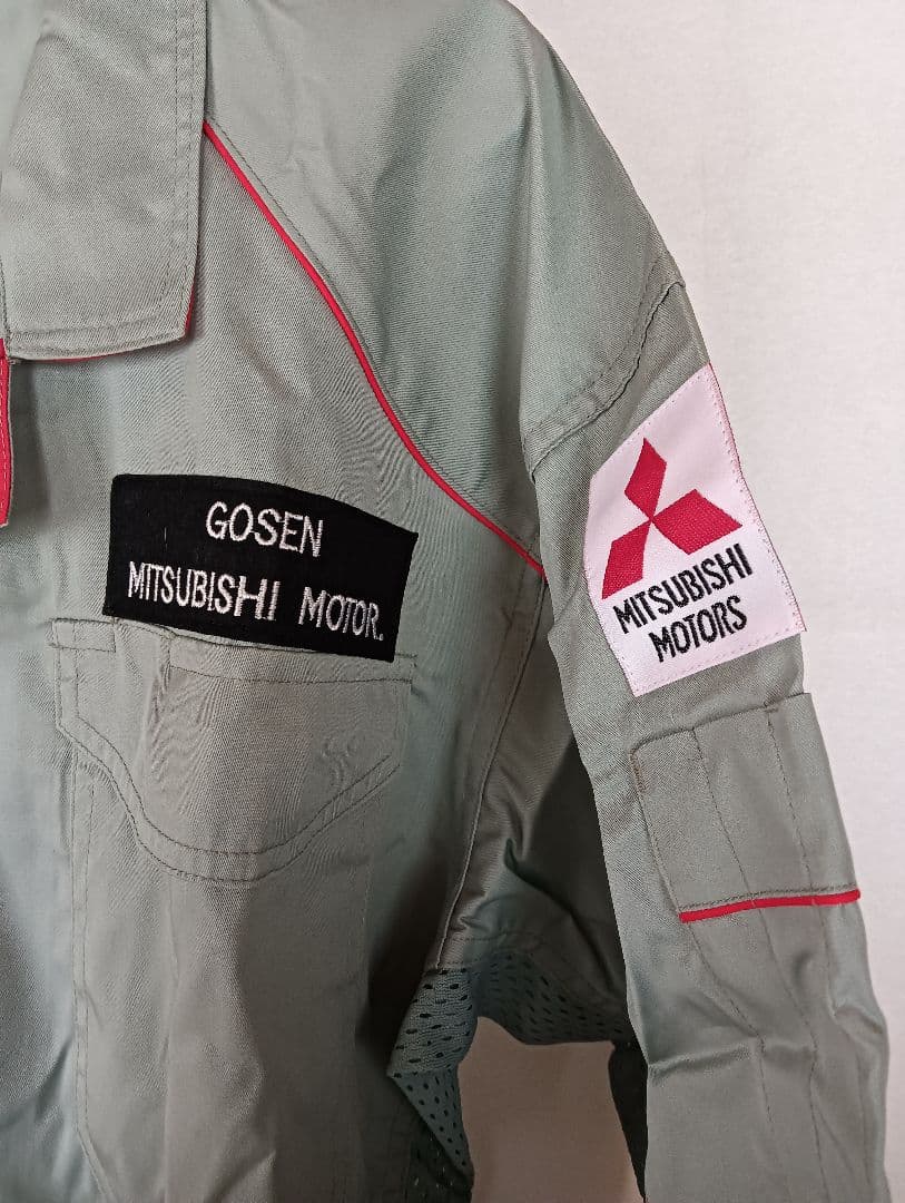 MITSUBISHI MOTORS つなぎ LLサイズ グレー 夏用