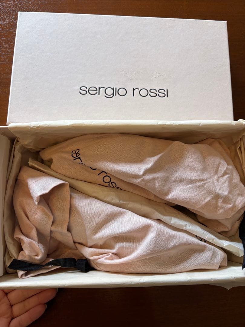 sergio rossi sr1 ブラウン パンプス 35