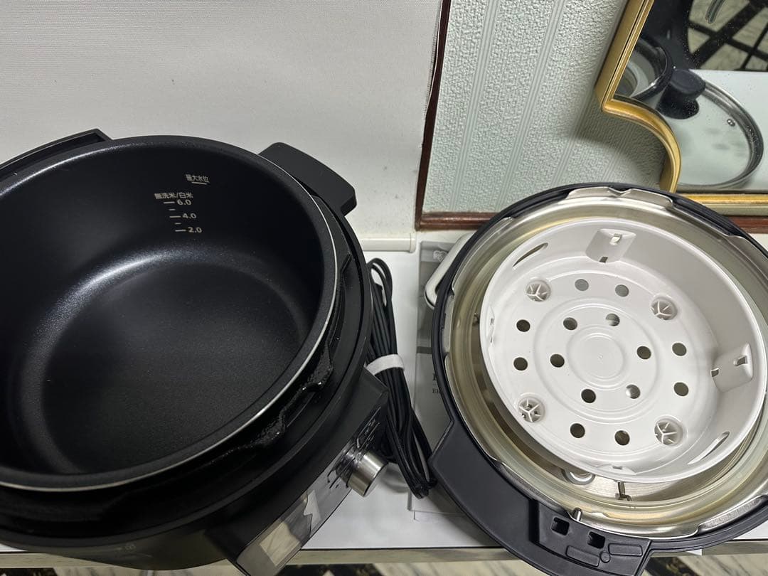 a*✨様 IRIS OHYAMA 電気圧力鍋 PMP-MA4 4.0L ブラック