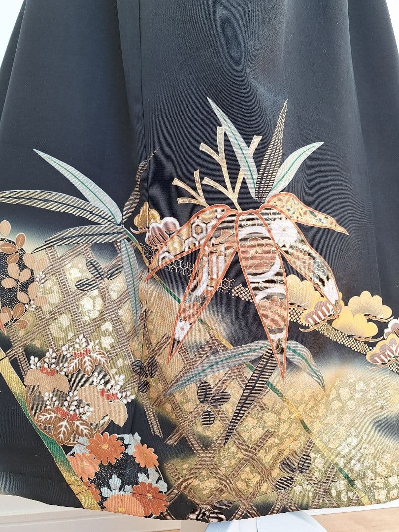 着物リメイクワンピース3674