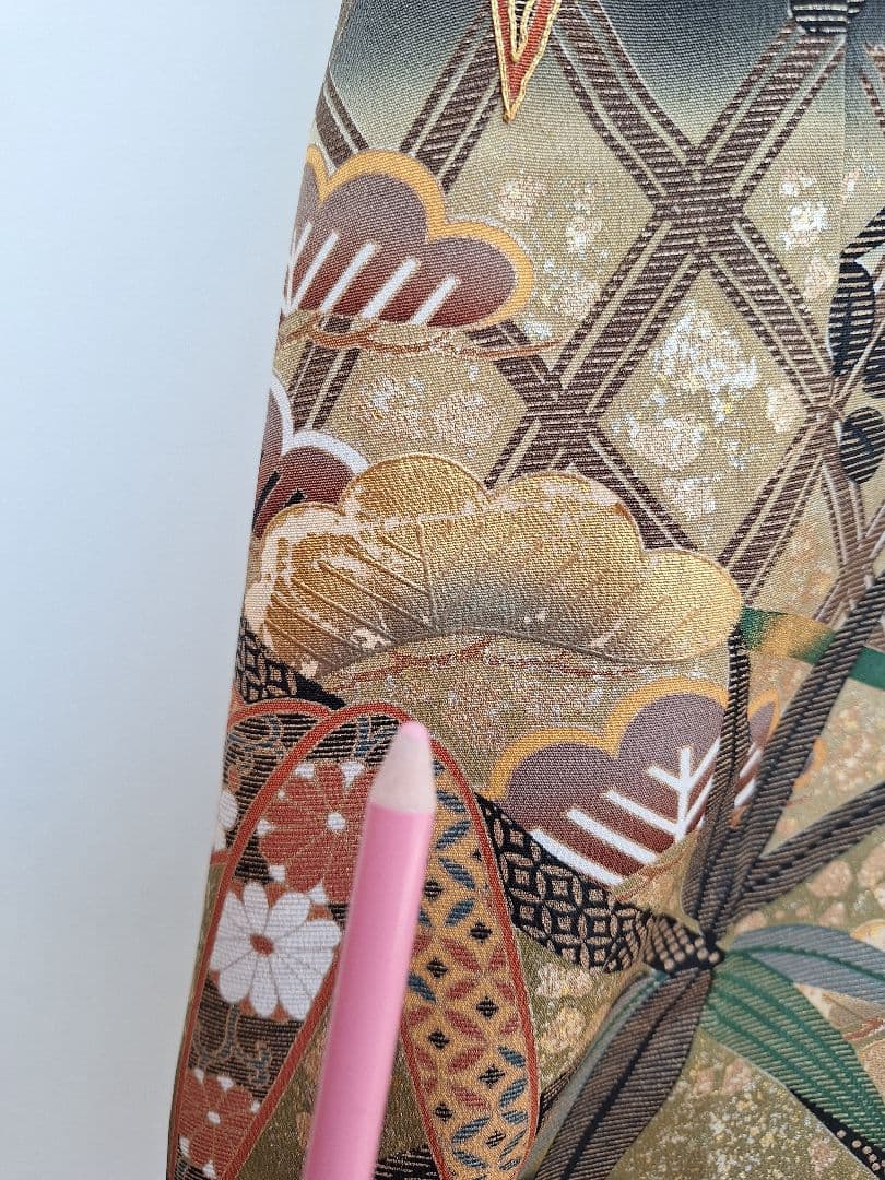 着物リメイクワンピース3674