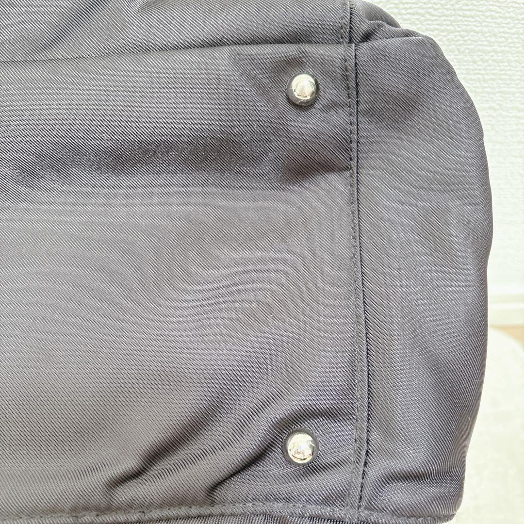 again.b VOYAGE ブラック ボストンバッグ