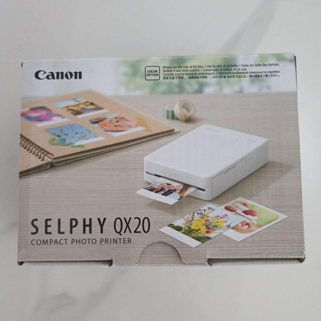 キャノンCanonセルフィQX20 コンパクトフォトプリンター　ホワイト