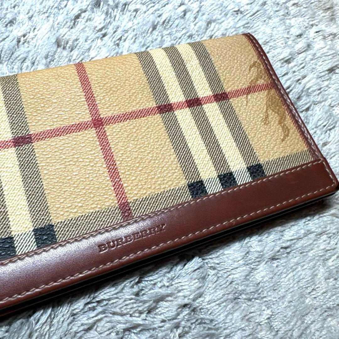 BURBERRY LONDON バーバリー 長財布 ノバチェック レザー