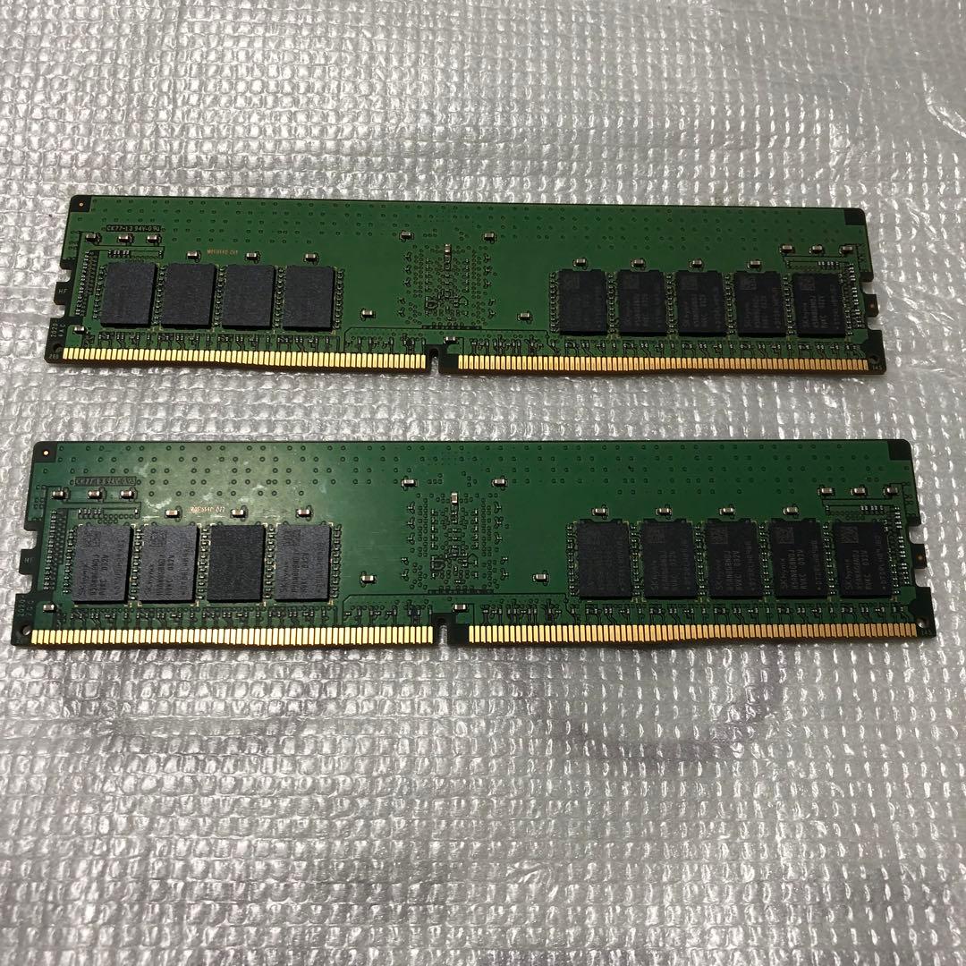 デスクトップ用 メモリー DDR4 16GB SK hynix ２枚組　32GB