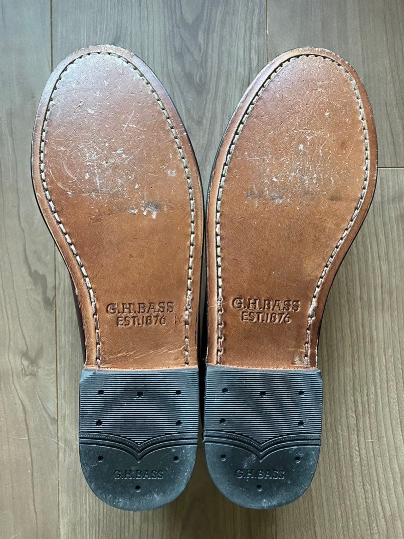 【G.H. BASS】 US5 WINE タッセルローファー