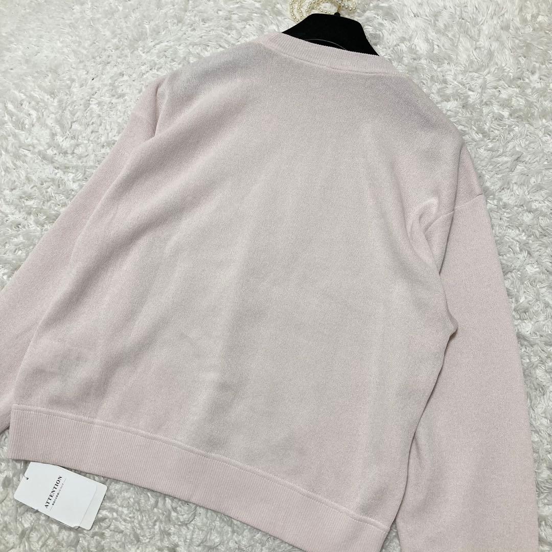 タグ付き未使用♡ NOBLE 【洗える】ハイゲージペーパーヤーンプルオーバー