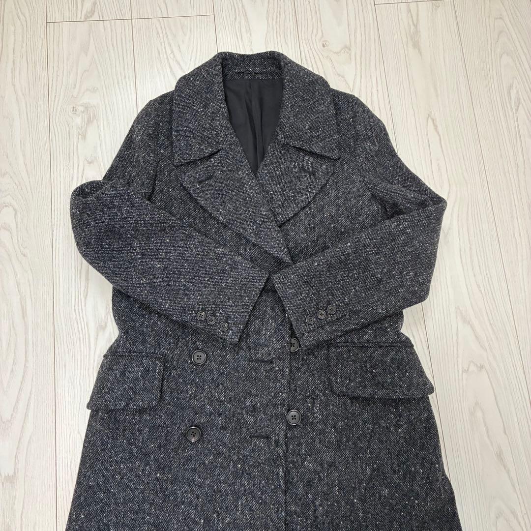 美品✨マーガレットハウエル ダブルチェスターコート ヘリンボーン