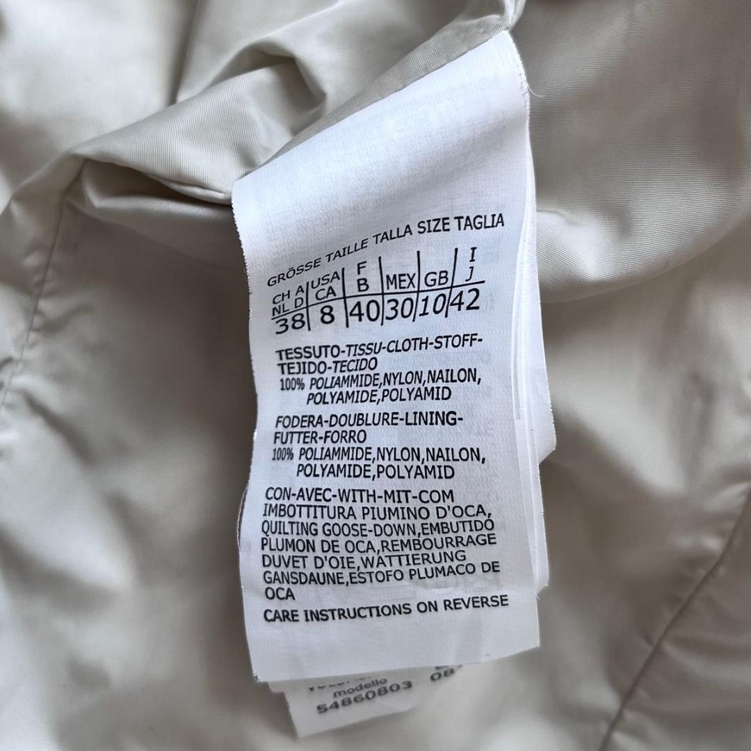 MaxMara ダウンジャケット　コート　フード　ファー　ベルト付き 42 L