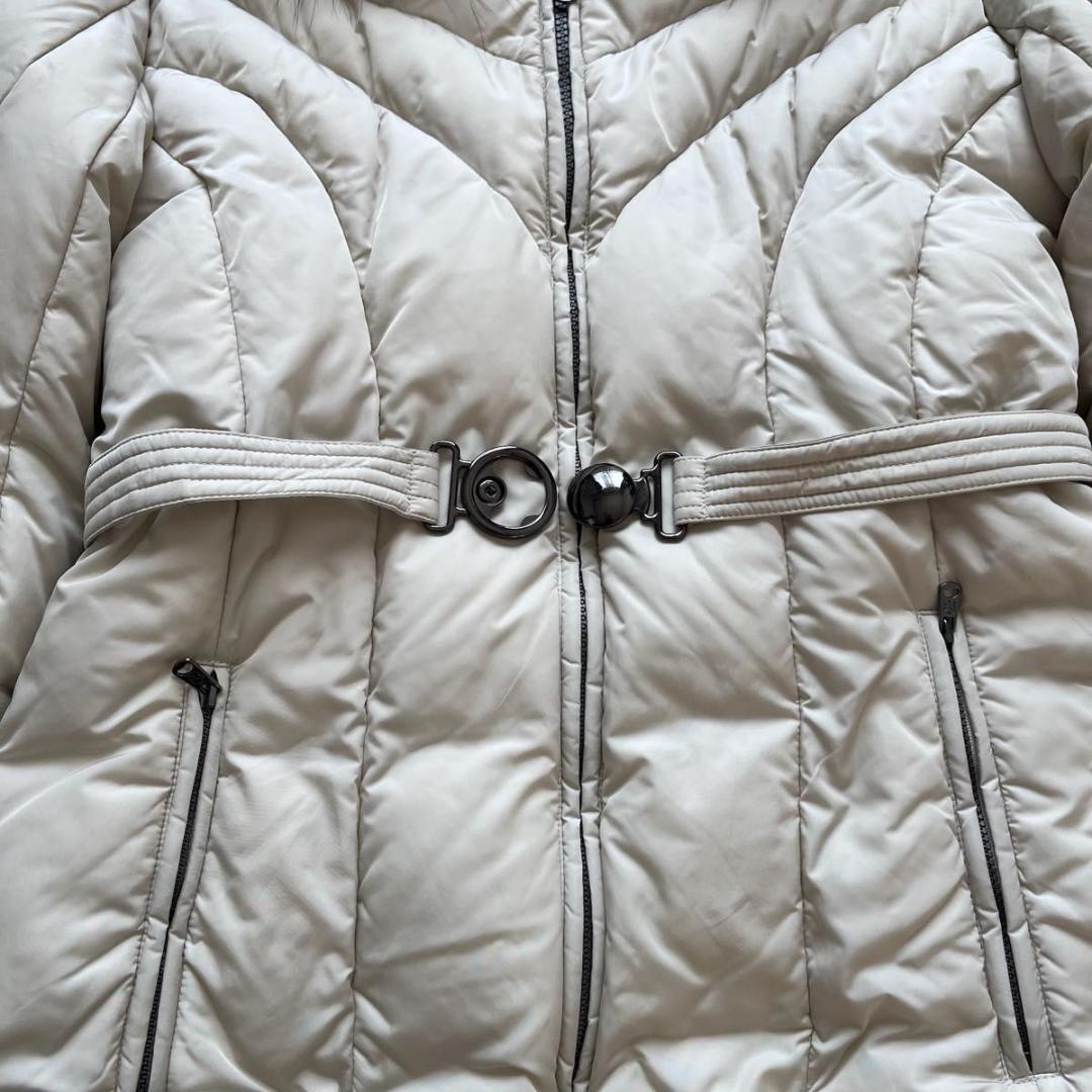 MaxMara ダウンジャケット　コート　フード　ファー　ベルト付き 42 L