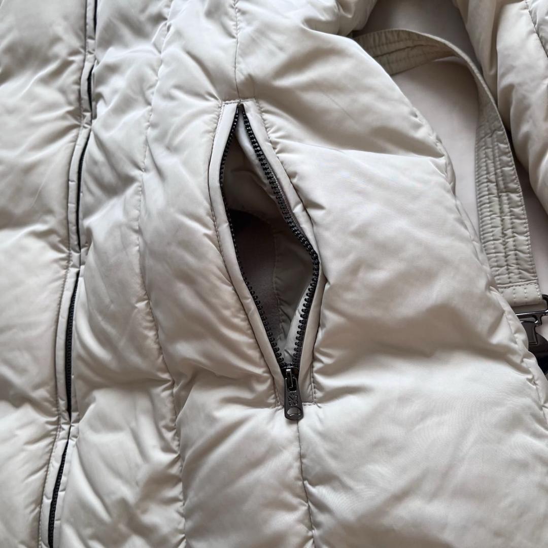 MaxMara ダウンジャケット　コート　フード　ファー　ベルト付き 42 L