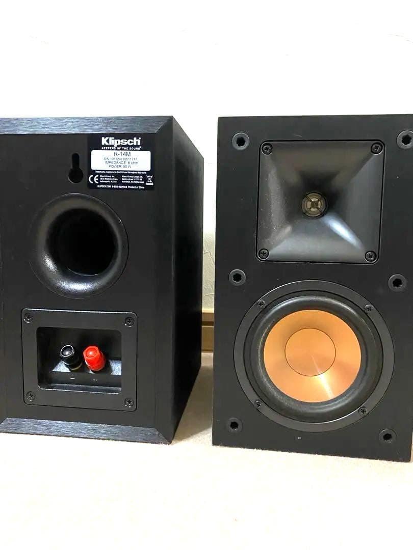 Klipsch R-14M モニタースピーカー ペア ブラック　※訳あり品