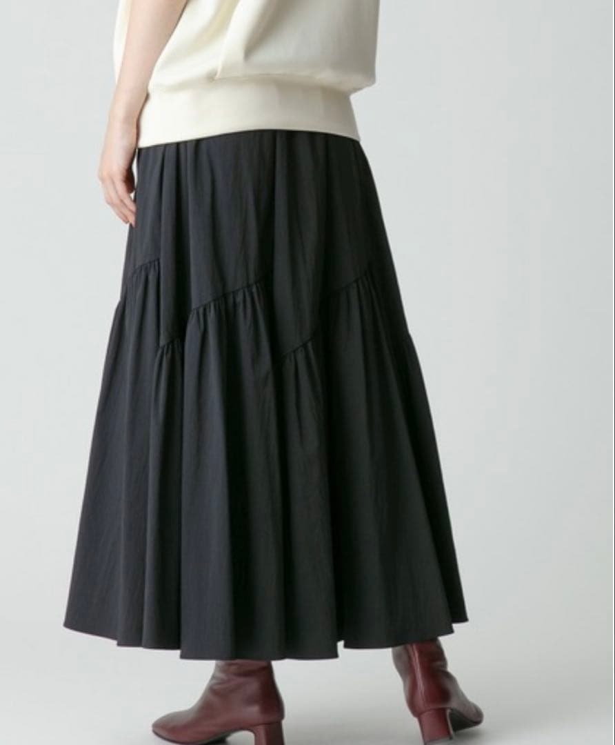 allureville バイヤス切替ギャザースカート