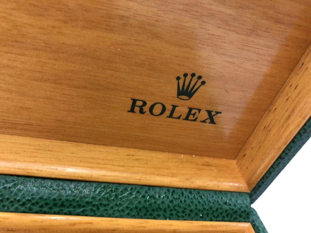 チ*認様 ロレックス　空き箱　外箱　内箱　小冊子　カードケース　グリーン