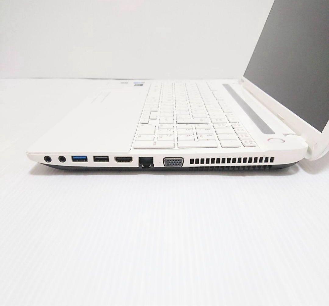 本日限定値下げ　 Windows11✨薄型ホワイトノートパソコン✨8GB✨初期化