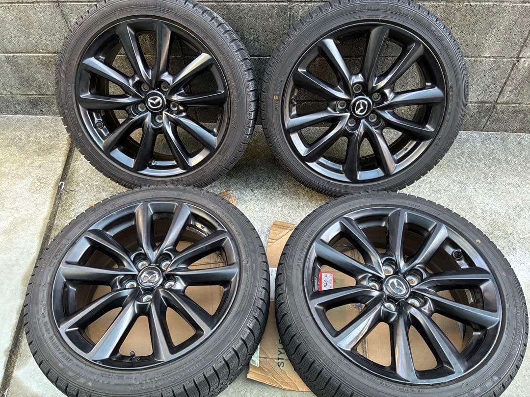 マツダ３ 純正ホイール　タイヤDUNLOP　WINTER　MAXX03