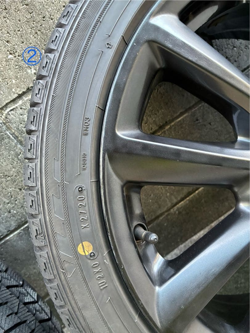 マツダ３ 純正ホイール　タイヤDUNLOP　WINTER　MAXX03