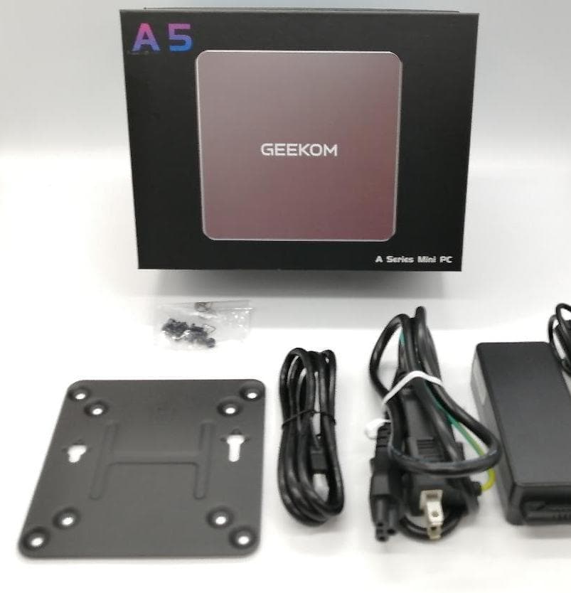 GEEKOM A5 ミニPC R5-7430U/16G/512G/Wi-Fi/