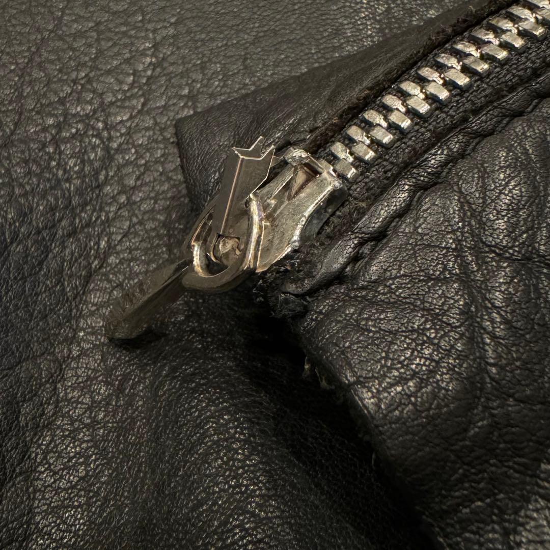 incarnation guidi変形ライダース　ハーフジップブルゾンXS