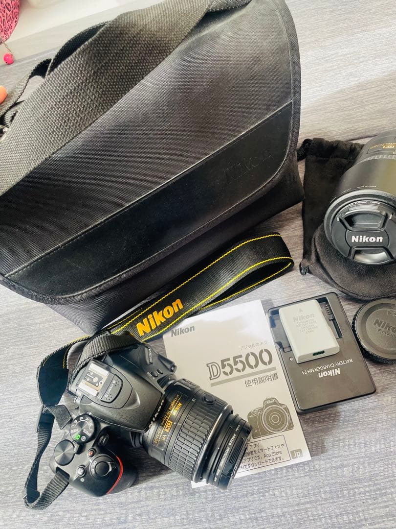 Nikon ニコン D5500 一眼レフ、望遠レンズセット