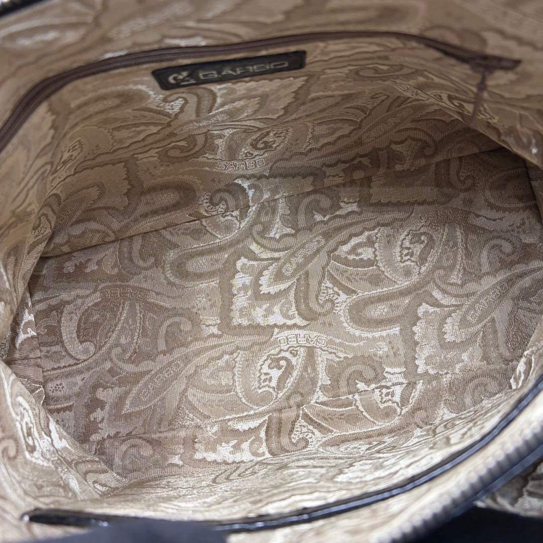 JRA シャイニング クロコダイル トートバッグ 肩掛け メンズ 黒 ペイズリー