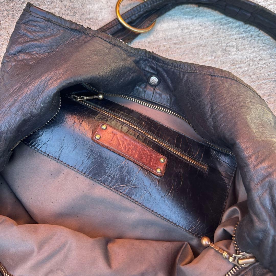 Kmrii leather bag archive y2k v系 14th