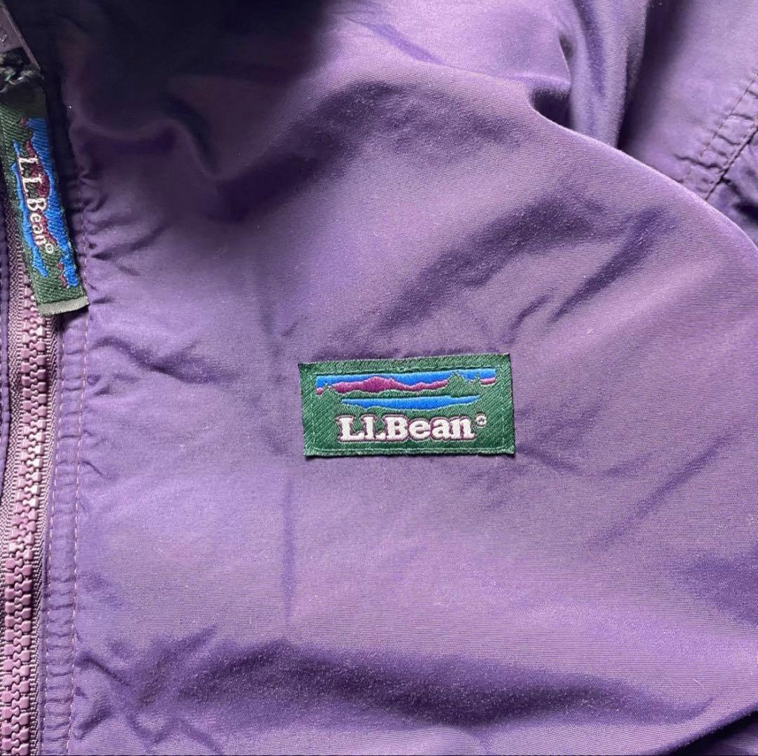 90s L.L.Beanナイロンジャケットパープルウォームアップシェルドシンチラ