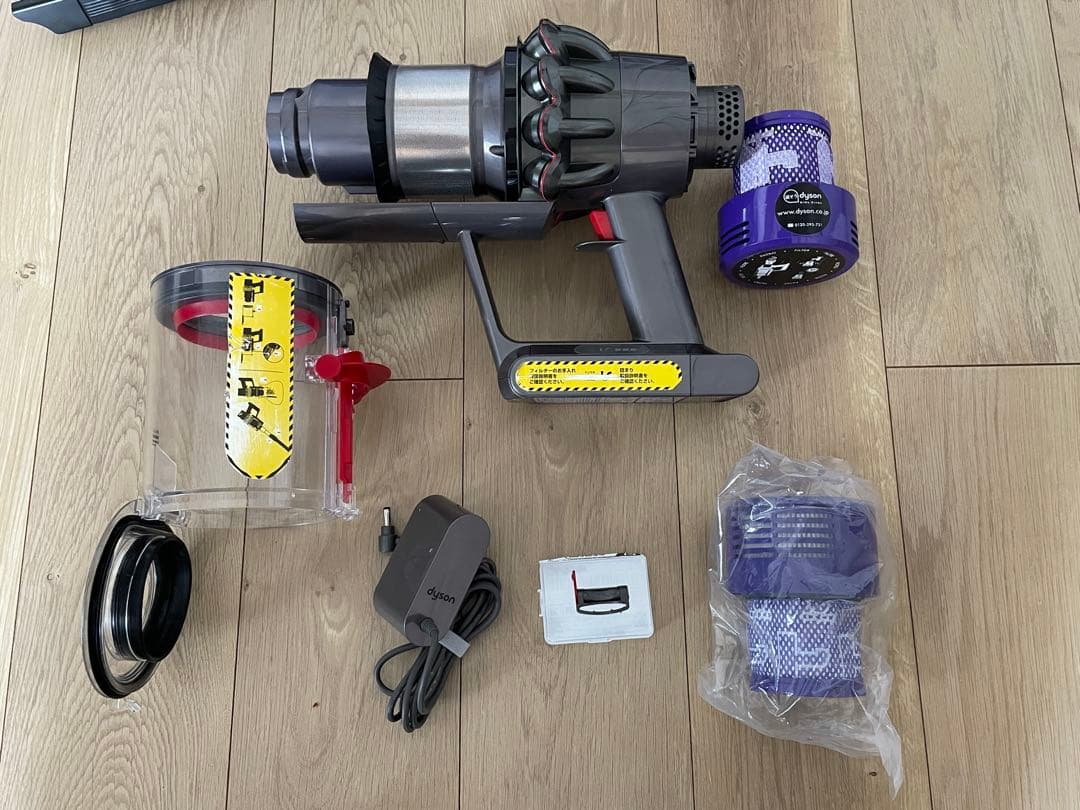 ダイソン③ V10SV12 新品パイプ　柔軟ロング隙間ノズル ２タイプヘッド付