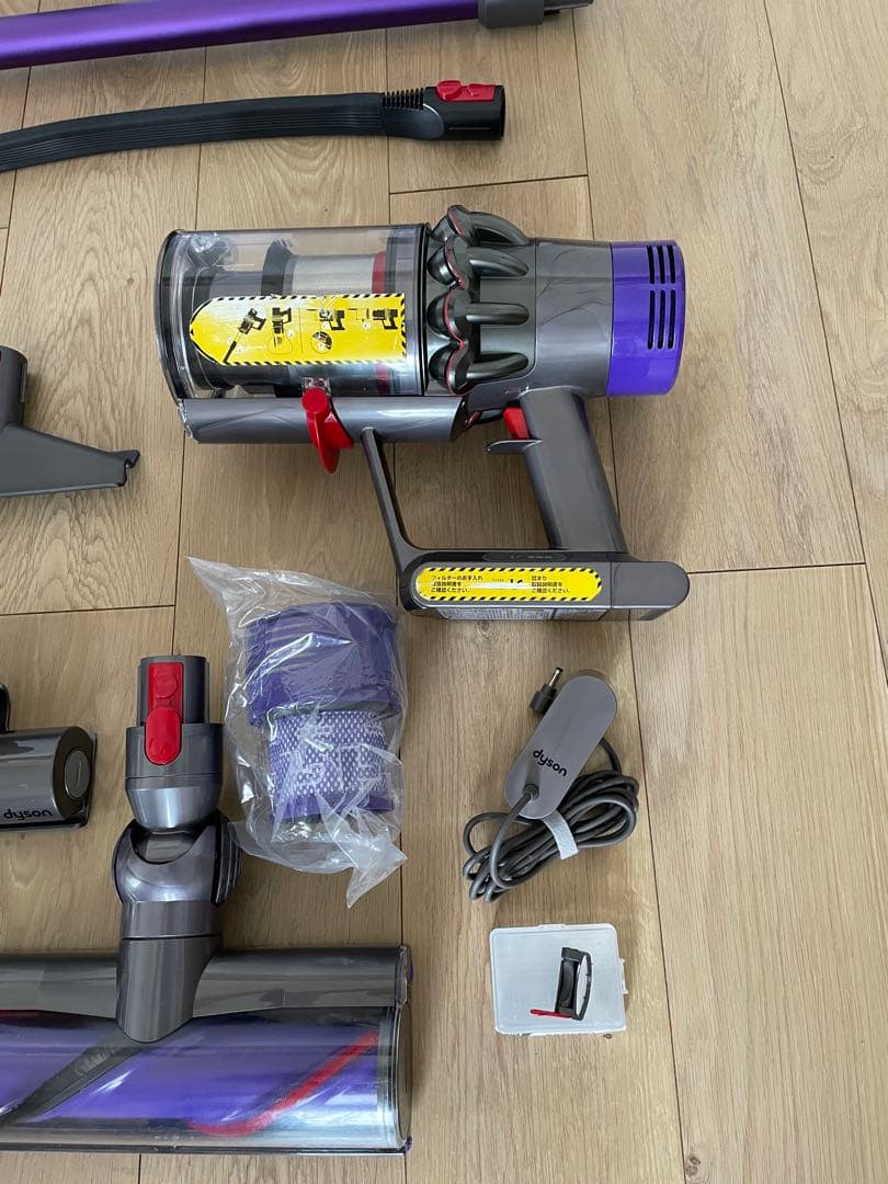 ダイソン③ V10SV12 新品パイプ　柔軟ロング隙間ノズル ２タイプヘッド付