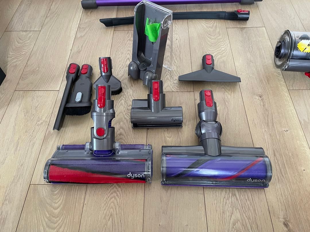 ダイソン③ V10SV12 新品パイプ　柔軟ロング隙間ノズル ２タイプヘッド付