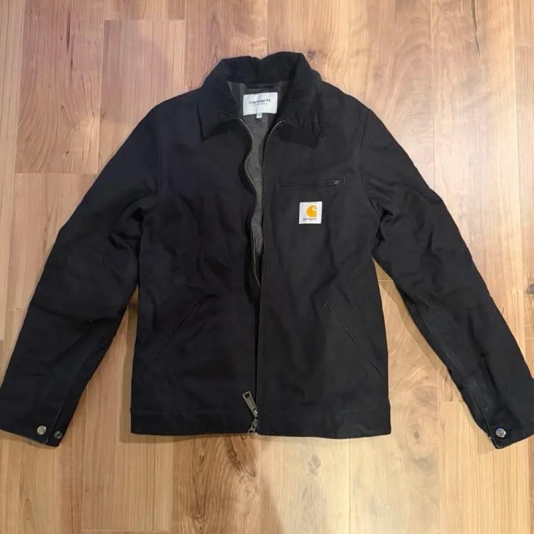Carhartt カーハート ワークジャケット ブラック コーデュロイ襟