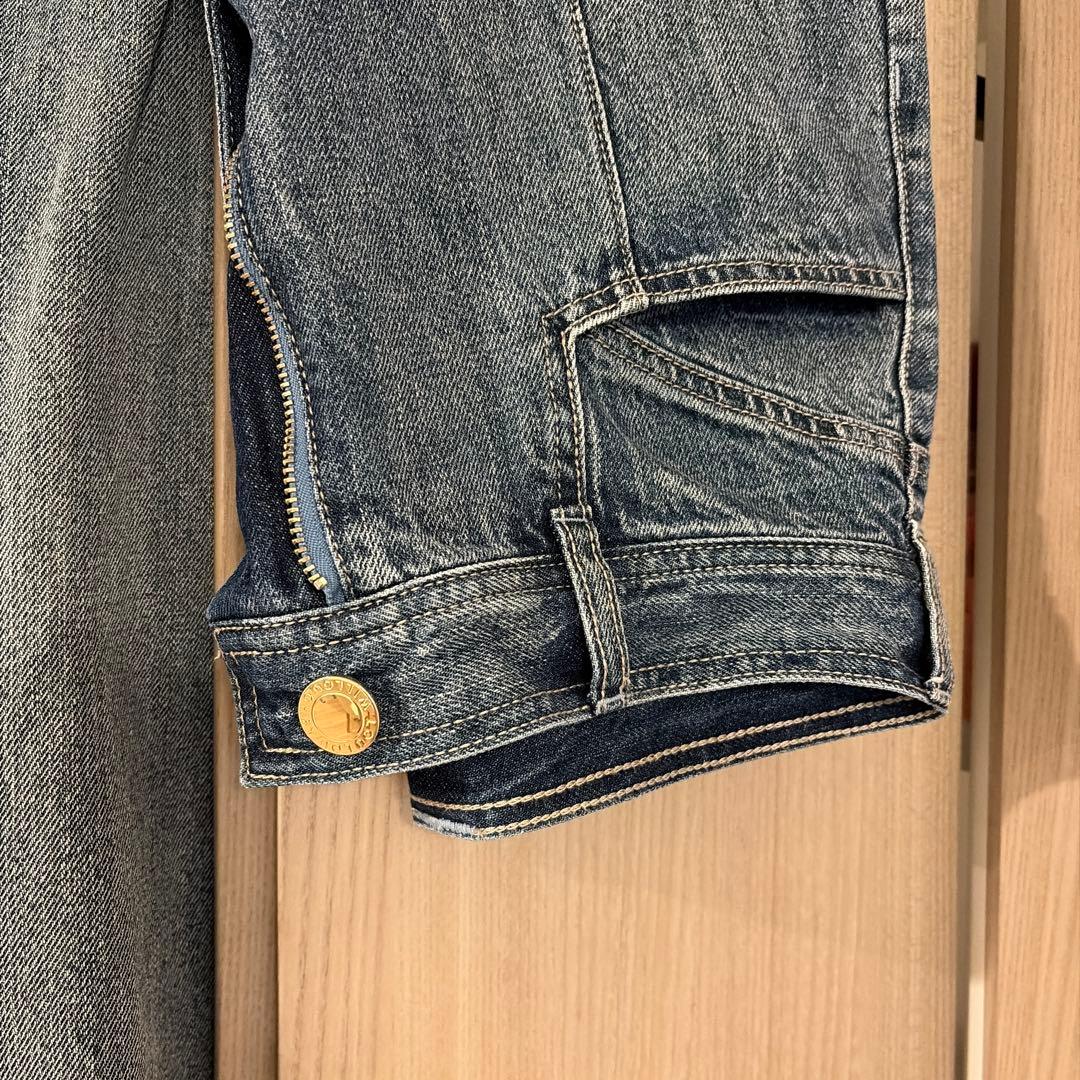 LOULOU WILLOUGHBY デニムバギーパンツ　デニム　ルルウィルビー