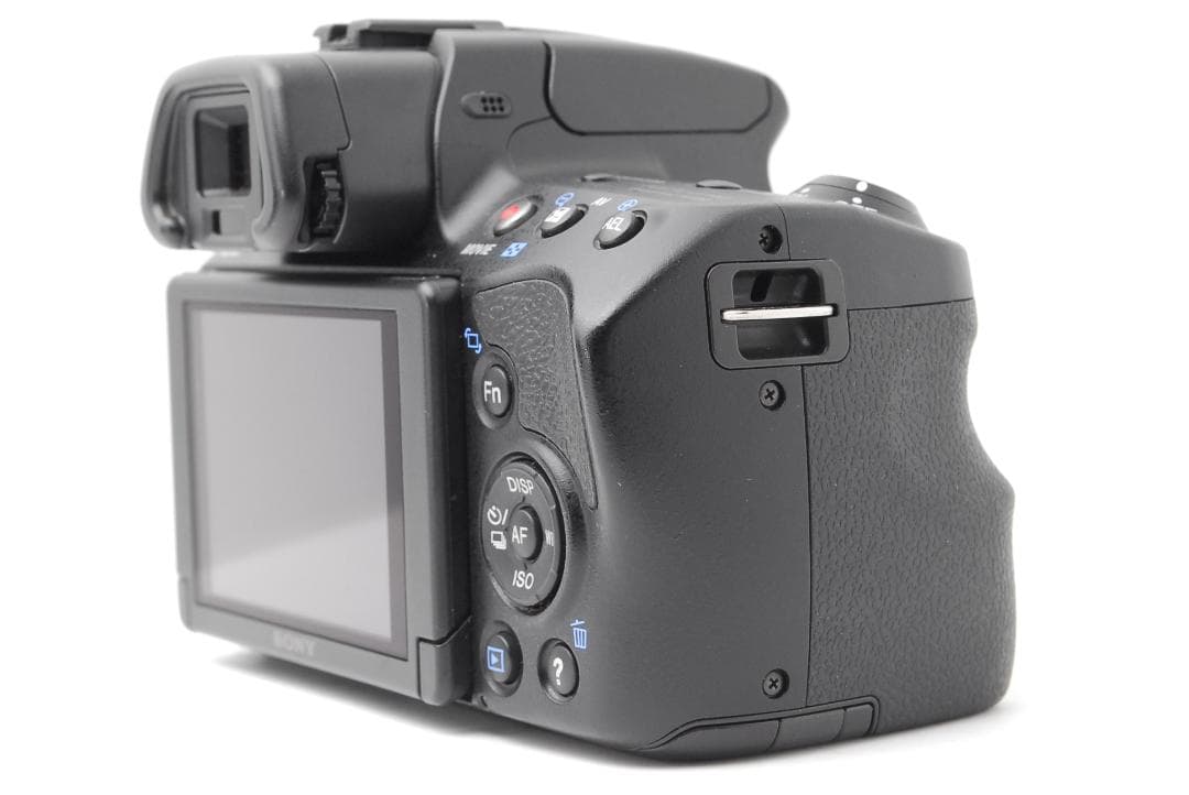 【美品　ダブルレンズ】SONY α37　スマホ転送　カメラバッグ　望遠レンズ