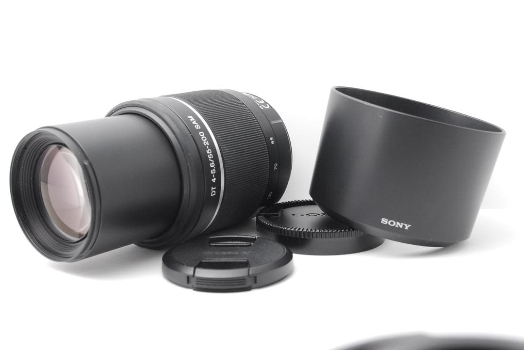 【美品　ダブルレンズ】SONY α37　スマホ転送　カメラバッグ　望遠レンズ