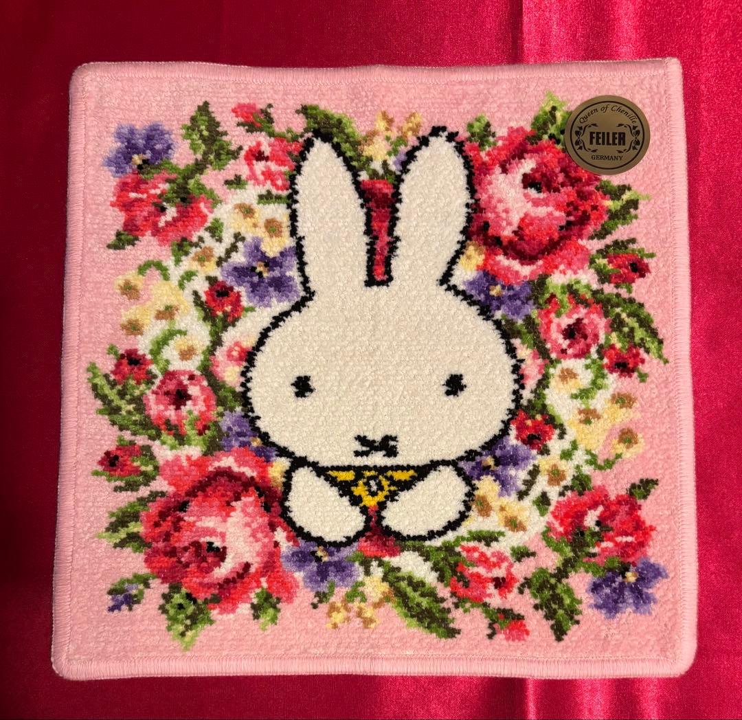 FEILER キティ ・ミッフィー クリームソーダ柄ハンカチ3枚・ぺぺランチ