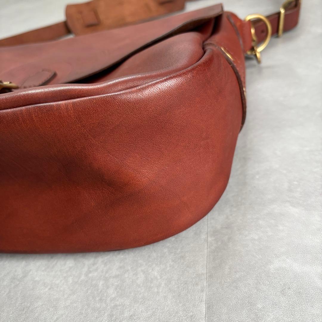 VASCO ヴァスコ ポストマンレザーショルダーバッグ 鞄 肩掛け ブラウン