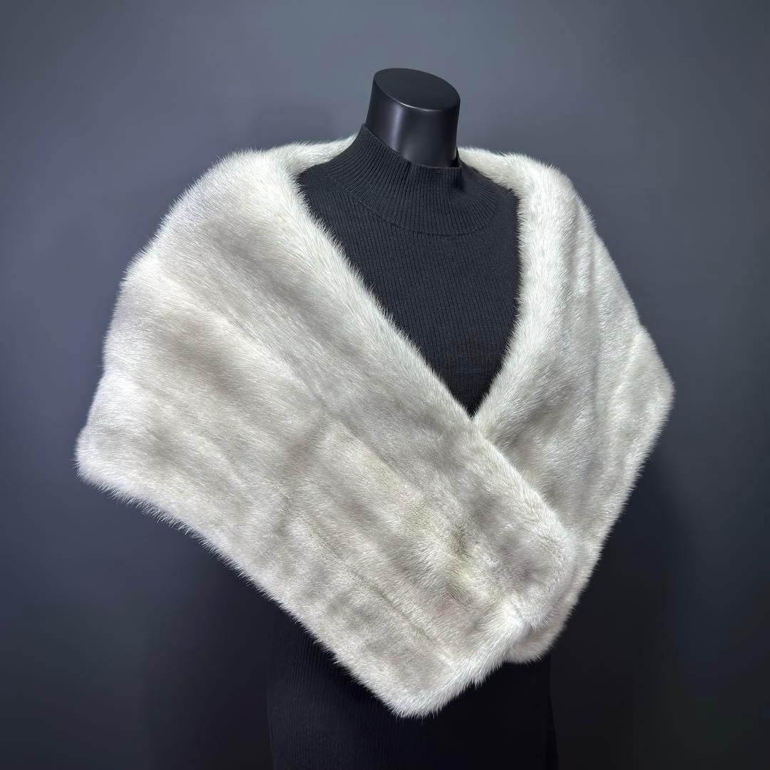 【最高級】SAGA MINK  サガミンク ファーショール サファイア