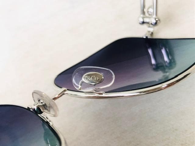 定価6万ティファニー青銀Tiffany&Coサングラス眼鏡メガネめがね国内正規品