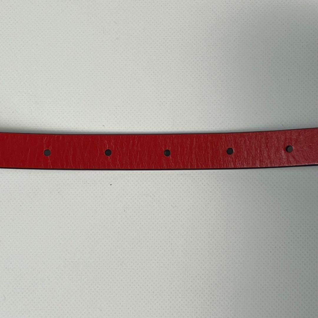 未使用級　Christian Louboutin スタッズ　レザーベルト