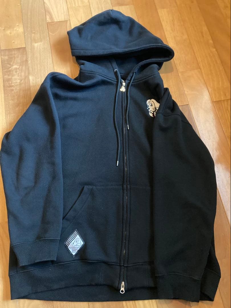 GALFY ヤニラバーズ　ジップ　パーカー XL 大型犬 ブラック