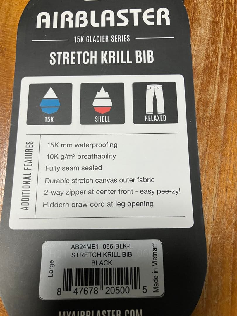 airblaster stretch krill bib エアブラスター