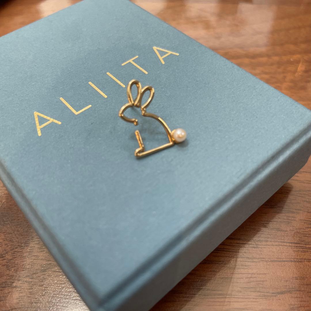 定価55.000円！ALIITA（アリータ）＊うさぎ＊パール＊ピアス