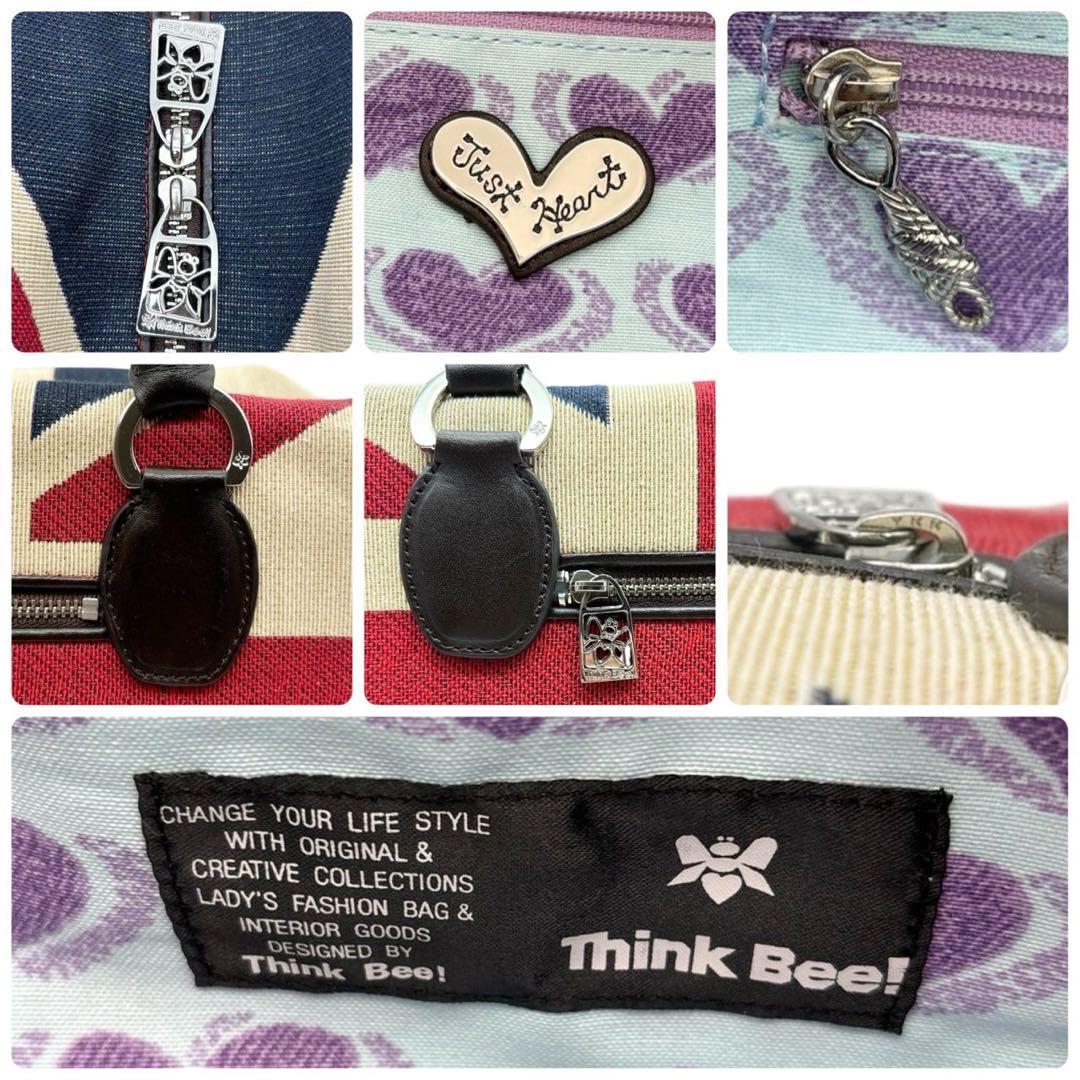 極美品◎ シンクビー A4可 肩かけ可 ボストンバッグ トート ユニオンジャック