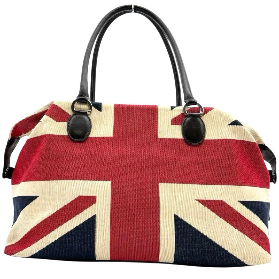 極美品◎ シンクビー A4可 肩かけ可 ボストンバッグ トート ユニオンジャック