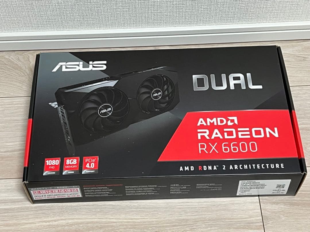 【送料無料】ASUS AMD Radeon RX6600 グラフィックボード