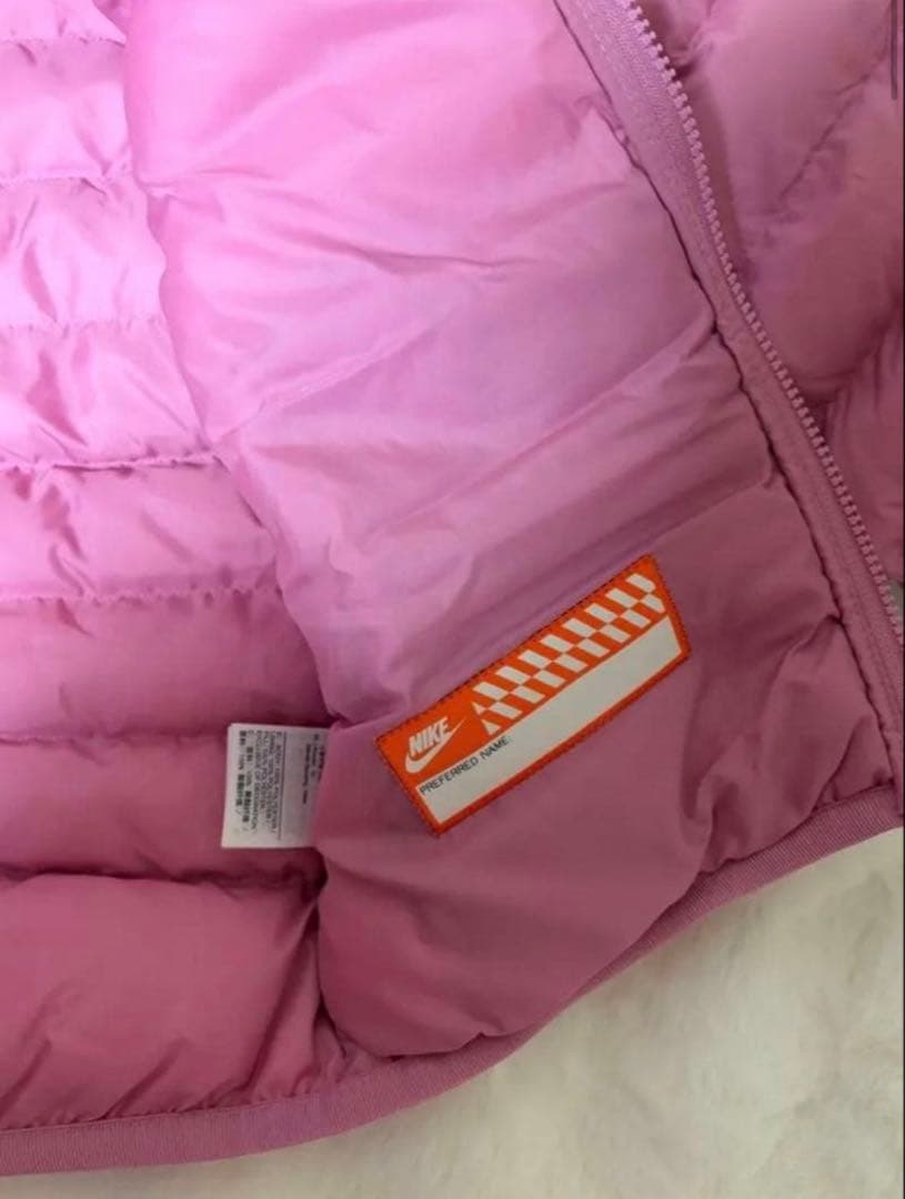 NIKEナイキ マイクロダウンアウターキッズサイズ 160 Lサイズ ピンク