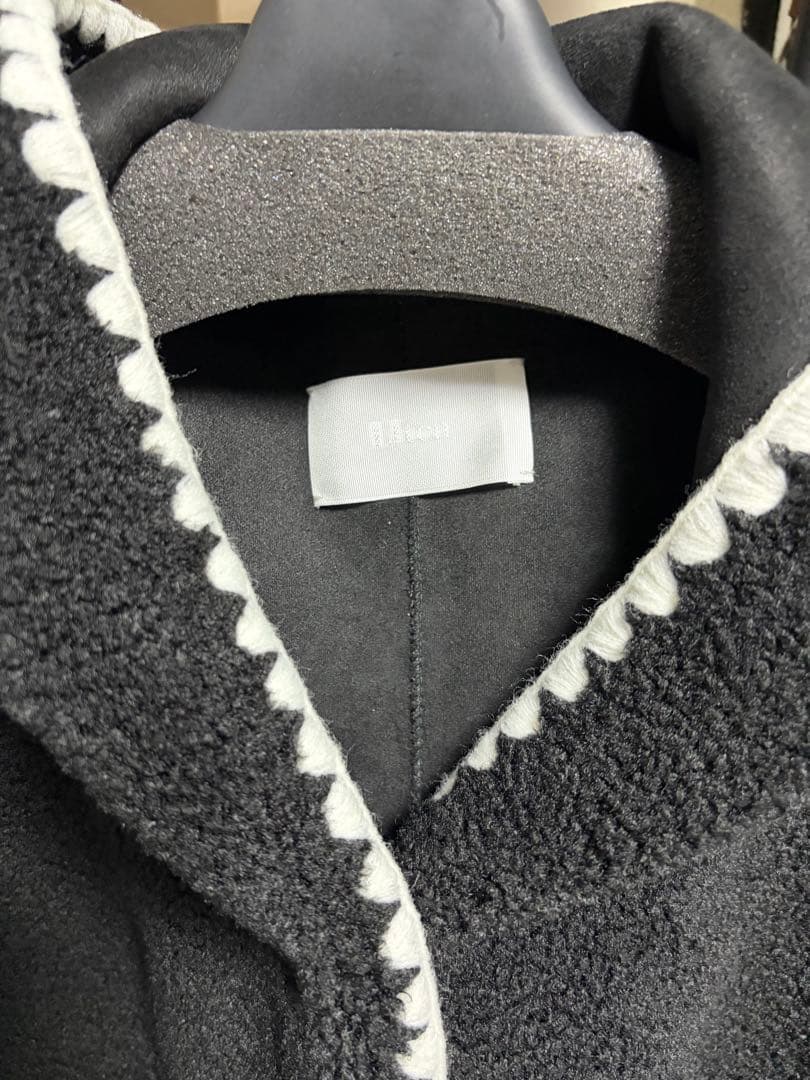 liten リテン Scallop Boa Hoodie