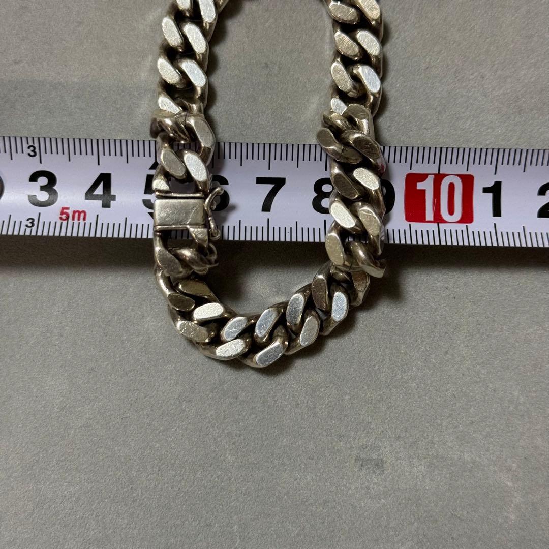 希少！ウノアエレ　シルバー925 ヴィンテージ　喜平ブレスレット　イタリア製