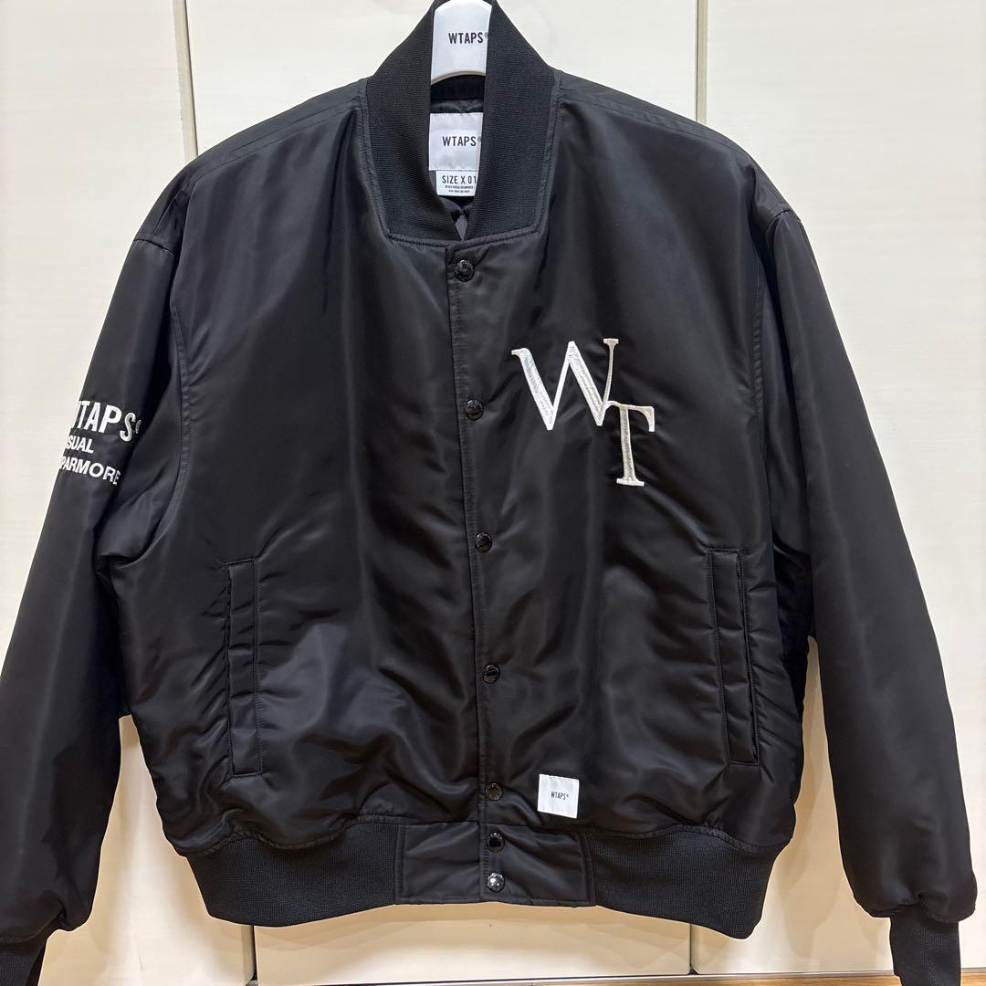 wtaps TEAM JACKET NYLON．TWILL．LEAGUブルゾン